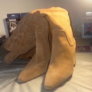 Vince Camuto Tan Suede Women's Boots Size 6M